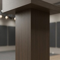 Podio de Oficina Moderno de Madera al por Mayor con Estante de Almacenamiento y Panel de MDF para Uso Escolar y de Oficina, Directo de Fábrica, Comercial