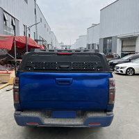 Volet roulant électrique avec auvent à double compartiment latéral pour Nissan Navara NP300 Double Cab en alliage d'aluminium pour la gestion du chargement