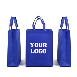 Foldable Non Woven Shopping Bags Wholesale Recyclable Ecological Folding Bolsas Tnt Ecologicas Eco Custom Garment Retail Bag - Product Image 1