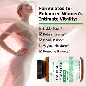 Cápsulas de Humedad Femenina de Marca Privada, Fórmula con Maca, Ashwagandha y Azafrán para un Confort Natural y Equilibrio Emocional - Product Image 3