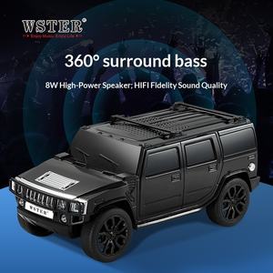 Haut-parleur de voiture bleu <span class=keywords><strong>Hummer</strong></span> <span class=keywords><strong>H5</strong></span>, modèle de voiture, haut-parleur à basses puissantes, lecteur de carte USB, lecteur de carte TF, lecture de radio MF - Product Image 4