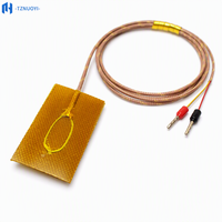 Fil thermocouple de type K auto-adhésif haute température GG-K-30-SLE avec isolation en verre, longueur de sonde personnalisable (3*13.5mm) OEM/ODM pour