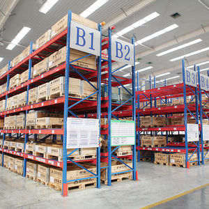 מותאם אישית כבד אחסון תעשייתי מדפי מערכת מתכת מתלה יחידות ערמה מחסן פלדה תעשייתי מרסק - Product Image 2