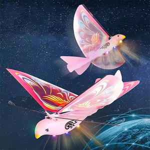 Pássaro Eletrônico Voando Livre Sem Controle Remoto, Brinquedos para Crianças com Luz LED para Brincar ao Ar Livre - Product Image 5