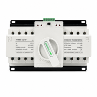 Interruptor de Transferencia Automática de Doble Alimentación 63A AC220V, Conmutación Rápida ATS con Protección Contra Sobrecarga