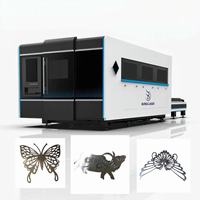 Máquina de Corte Láser de Fibra Digital CNC Totalmente Cerrada de 12000W 3000*1500mm para Chapa Metálica DWG/DXF Refrigerada por Agua