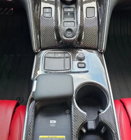 Pour Acura TLX 2021-2026 : Garniture de console centrale en fibre de carbone véritable pour le levier de vitesses – Amélioration intérieure