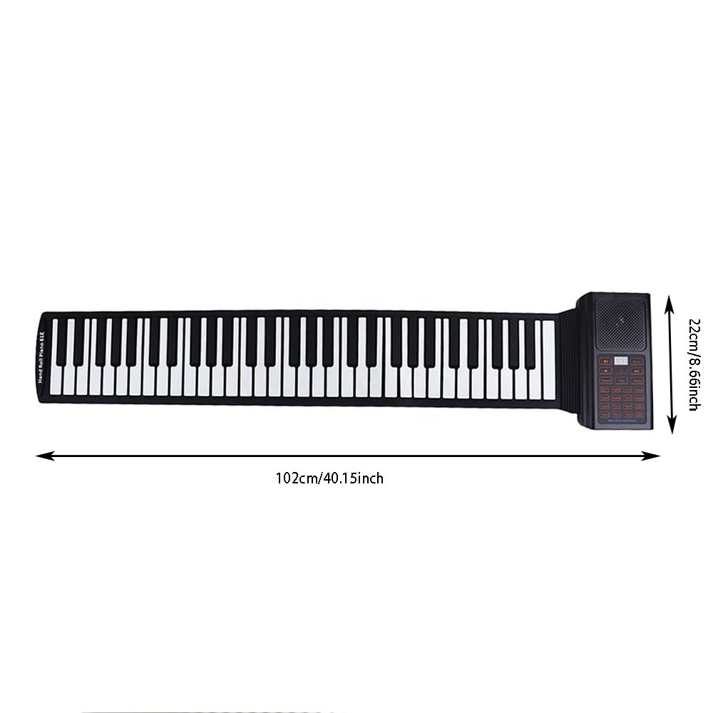 Идея для рождественского подарка, 61 клавиша, портативное цифровое пианино, миди-Блютуз, электронное пианино для тренировок