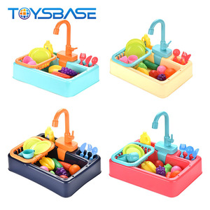 <span class=keywords><strong>Giocattolo</strong></span> stabilito del gioco della <span class=keywords><strong>lavastoviglie</strong></span> elettrica di plastica dei bambini del <span class=keywords><strong>giocattolo</strong></span> felice su ordinazione del lavandino della cucina - Product Image 5