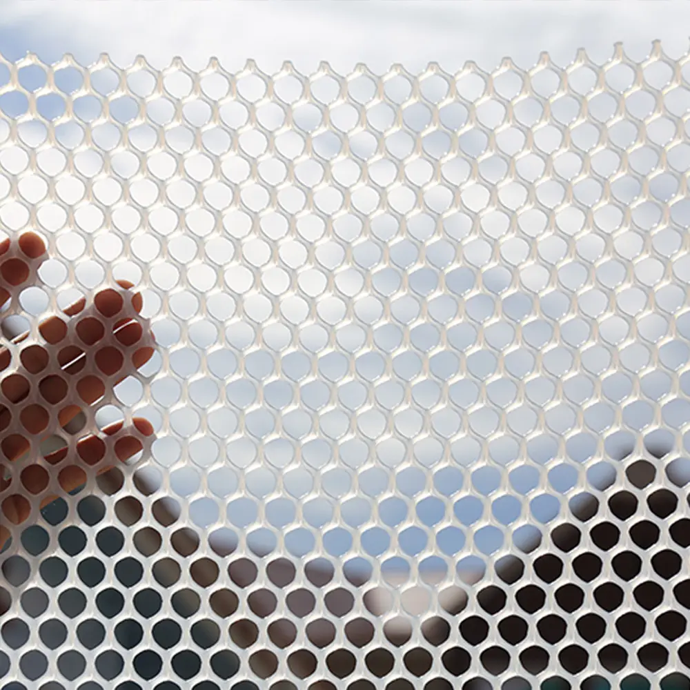 plastic plain mesh net/plastic plain wire mesh