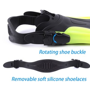 <span class=keywords><strong>Aletas</strong></span> de Buceo DiveDIY de Talón Abierto con Correa Ajustable, Tamaño de Viaje, Ligeras, para Snorkel y Buceo, Venta al Por Mayor - Product Image 3