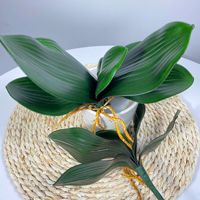 Real Touch Künstliche Schmetterling Orchidee Blätter Home Decor Pflanze
