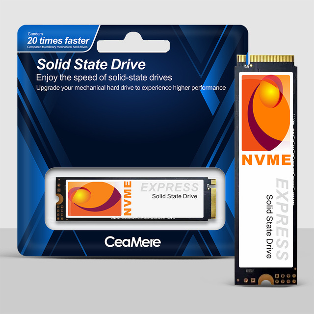CeaMere 256GB NVMe SSD M.2 Pcie 2280 Best Quality Internal Hard Drive for Desktop & Laptop New Product