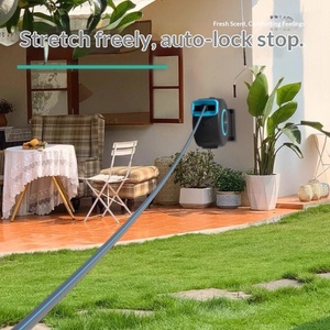 Carrete de Manguera de Jardín Retráctil Automático de ABS y PVC, Duradero, Montable en Pared, Sistema de Riego de Alta Presión de 150 PSI para Coche - Product Image 3