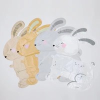 Offre Spéciale 3D lapin forme feuille ballons pour la fête des enfants fête d'anniversaire décor enfant jouet photographie accessoires dessin animé feuille ballons