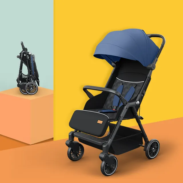 Leichter Baby Hochstuhl Luxus Kinderwagen 3 in 1 Mädchen Wiege Kinderwagen für Puppen Mutter Kinder Trolley Kinderwagen Auto Yoya