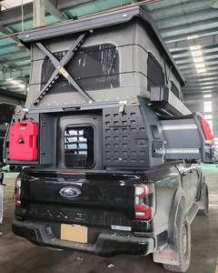 Canyossoar Remolque de Viaje de Aluminio de Alta Calidad 2025, Estilo Moderno, para Camioneta, con Techo Eléctrico Elevable, para 8 Personas, 650 kg - Product Image 6