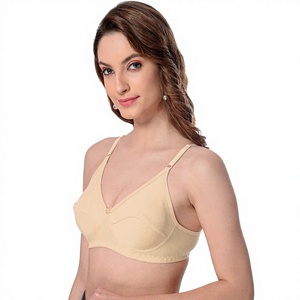 Soutien-gorge en coton pour usage quotidien, soutien-gorge en tissu doux, soutien-gorge à bretelles souples, soutien-gorge pour femmes, soutien-gorge à bretelles réglables, confortable - Product Image 1