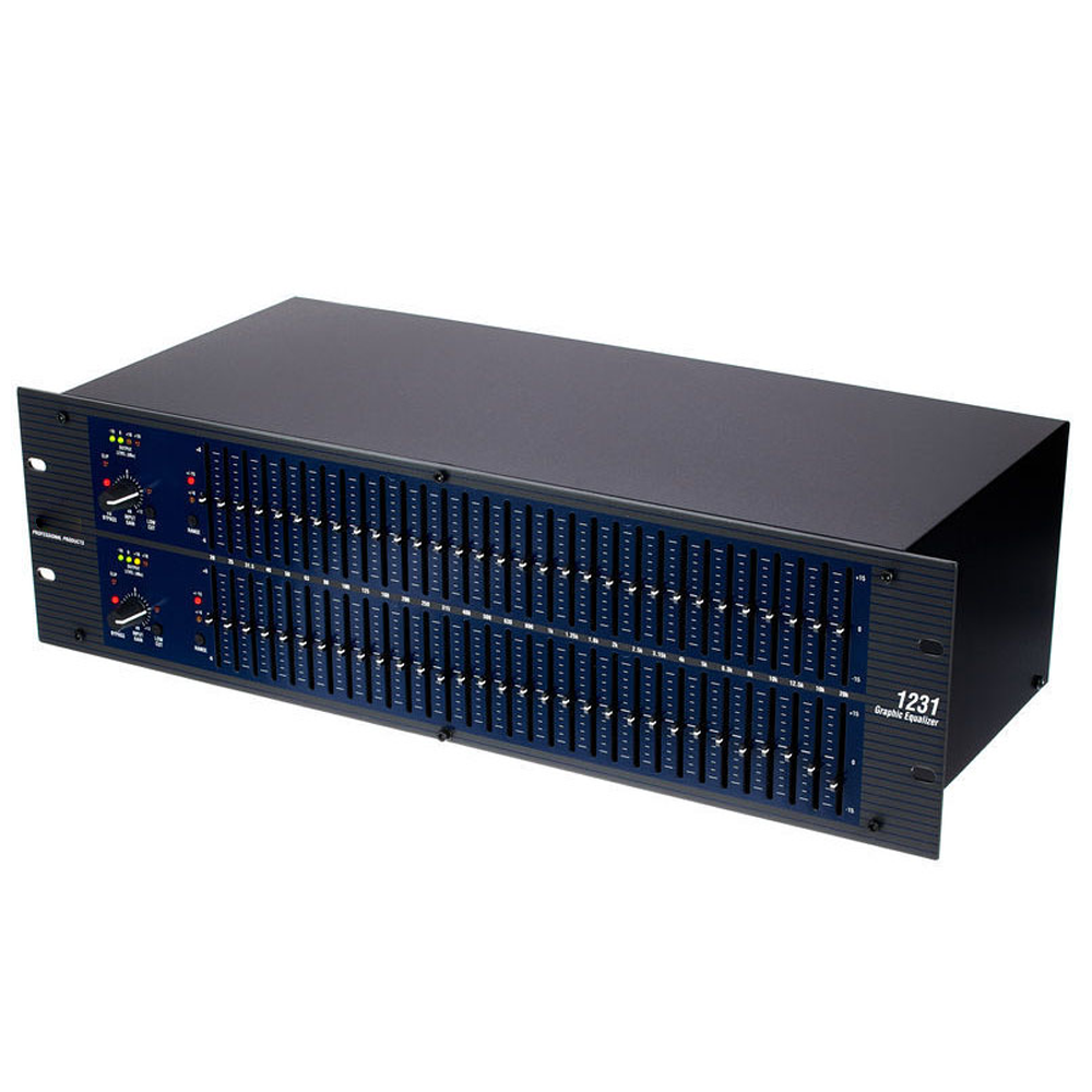 Dbx 1231 dbx1231, двухканальный 3U 31 полосный караоке 1231, аудио периферийный эквалайзер для системы аудиооборудования