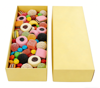 Boîtes cadeaux en carton jaune de qualité supérieure, boîtes d'emballage rigides en papier personnalisables pour cadeaux, artisanat, bonbons et stockage en détail