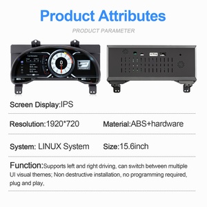นาวิฮัว สำหรับ Lexus RX RX270 RX350 ปี 2009-2015 อัพเกรดหน้าจอ LCD แสดงผลความเร็วแบบดิจิตอล ระบบ Linux ห้องนักบินเสมือนจริง ชุดหน้าปัดดิจิตอล - Product Image 6