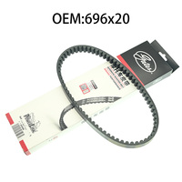 Courroie de transmission moto originale 696x20 compatible LINHAI 200 ATV QUAD GO KART Taille 696*20 pour Linhai Code 29529 696 20