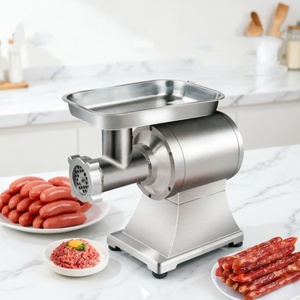 Picadora de Carne Multifuncional de Alta Potencia en Acero Inoxidable para Rellenar Salchichas y Picar Vegetales - Product Image 3