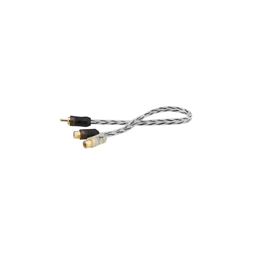 Loud Speaker Cable Speaker Wire Audio Line Cable Free Copper for Amplifier Home Car Jacket Gold White Y RCA Cable 1 Male 2