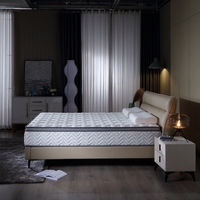 Matelas hybride en mousse à mémoire de forme gel taille Euro Top Queen Size Matelas à ressorts ensachés double pour hôtel