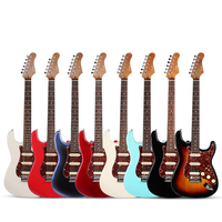 Bodi Poplar, Fingerboard Rosewood, Neck Maple Matte Baked, Fret Bulat, Pickup SSH, 250K Ohm.