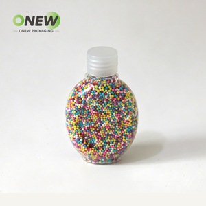 Botella de Plástico Sólido de 55g Personalizada con Chispas de Azúcar, Certificadas Halal, para Decoraciones Comestibles, Empaquetadas - Product Image 4