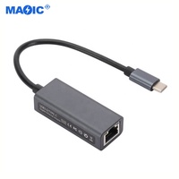Computer Hardware Software OEM USB C Ethernet Adapter USB 3.0 Network Card USB 3.0 Ethernet Adapter for Laptop