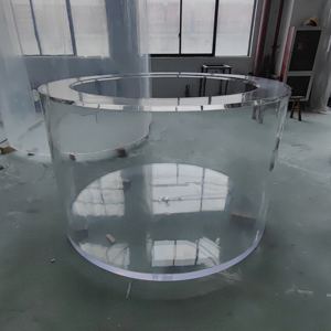 Chinese leveranciers grote zoetwateraquarium <span class=keywords><strong>120</strong></span> <span class=keywords><strong>gallon</strong></span> cilindrische acryl visbak - Product Image 2