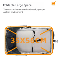 Oxford tissu voyage en plein air poussette pour animaux de compagnie 4 roues luxe chariot pour animaux de compagnie poussette pour chiens chats à la mode chien poussette