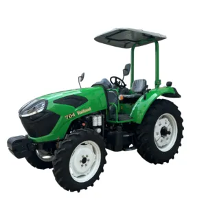 Made in China Factory Supply Agricultural Machinery 4x4 70hp Tractors With Turbo Charged Engine