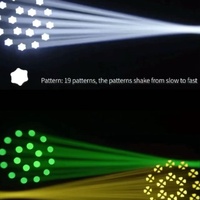 Lampe à LED à double tête sans faisceau Aurora pour scène DMX512 Mode de contrôle Application de jardin Base d'ampoule E27