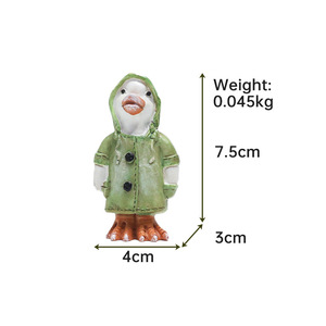 Figurines décoratives de canard et de grenouille pour jardin, cour et pelouse, en résine, artisanat, pour la maison et l'extérieur. - Product Image 6