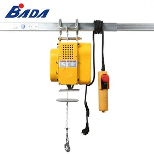 100/200kg Portable AC 230V 50 HZ suspension small mini electric winch hoist