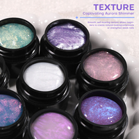 Zhuoyu Gel dur de construction pour ongles effet sirène, sans HEMA, pour extension d'ongles, logo personnalisé pour marque de salon professionnel