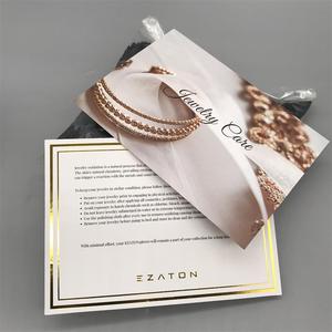 Carte de remerciement en feuille d'or de luxe 450gsm, haute qualité, quantité minimale de commande, conception gratuite logo, carte de remerciement, cartes de visite, carte postale - Product Image 6