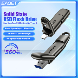 Eaget bán buôn kim loại 560 MB/giây đĩa ngón tay cái Ổ Đĩa Flash 256/512GB/1TB Pendrive usb3.<span class=keywords><strong>2</strong></span> bút ổ đĩa USB Bộ nhớ Flash <span class=keywords><strong>Stick</strong></span> pendrives - Product Image 2