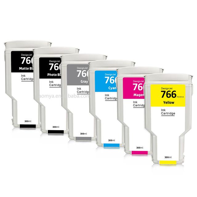 Dyebase Full Colored for Cartridge 766 Compatible for HP Designjet XL3600 Printer