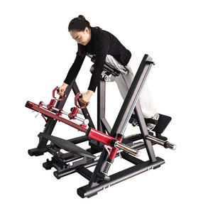 เครื่องออกกำลังกายแบบ Heavy Duty สำหรับยิมเชิงพาณิชย์ สำหรับฝึกความแข็งแรงของหลังแบบ High Pull พร้อมที่จับคู่สำหรับการฝึกแบบ Incline Level Row และ <span class=keywords><strong>Squat</strong></span> Lunge Orbital Row - Product Image 1