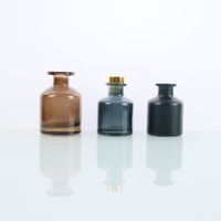 50ml 100ml 150ml 200ml conception personnalisée vide huile de parfum arôme verre Reed diffuseur bouteille avec bâtons de rotin