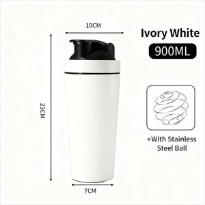 Modern 304 Stainless Steel Shaker Cup <b>Large</b> Capacity Insulated Fitness Sports <b>Mug</b> New High-Appearance Vacuum Protein Powder - Product Image 2