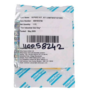 Kit de service Plc Copco 4081-0247-90, Kit <span class=keywords><strong>Lum</strong></span>/twist12/13hr pour produit sous garantie - Product Image 1