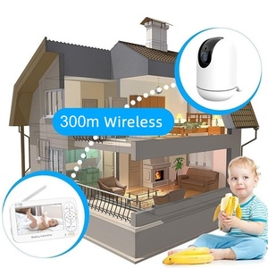Nouveau produit 2026 Détection sonore Batterie 5000mAh mise à niveau Écran 5 pouces Caméra de surveillance pour bébé Tuya WiFi avec moniteur et application téléphonique - Product Image 4