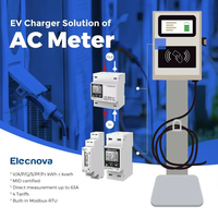 Pengisi daya EV pengukur daya digital, DC kwh 40 ~ 1000V 75mV shunt