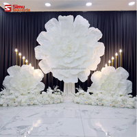 Fournisseur de décoration de mariage, fleurs artificielles en papier, fleurs géantes, décorations pour mariage, maison, chambre, événement