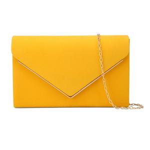 Bolso de Noche de <span class=keywords><strong>Terciopelo</strong></span> de Moda del Fabricante, Forro de Poliéster, Estilo Americano y Europeo, Tamaño Pequeño, Cierre de Cremallera Impermeable - Product Image 4